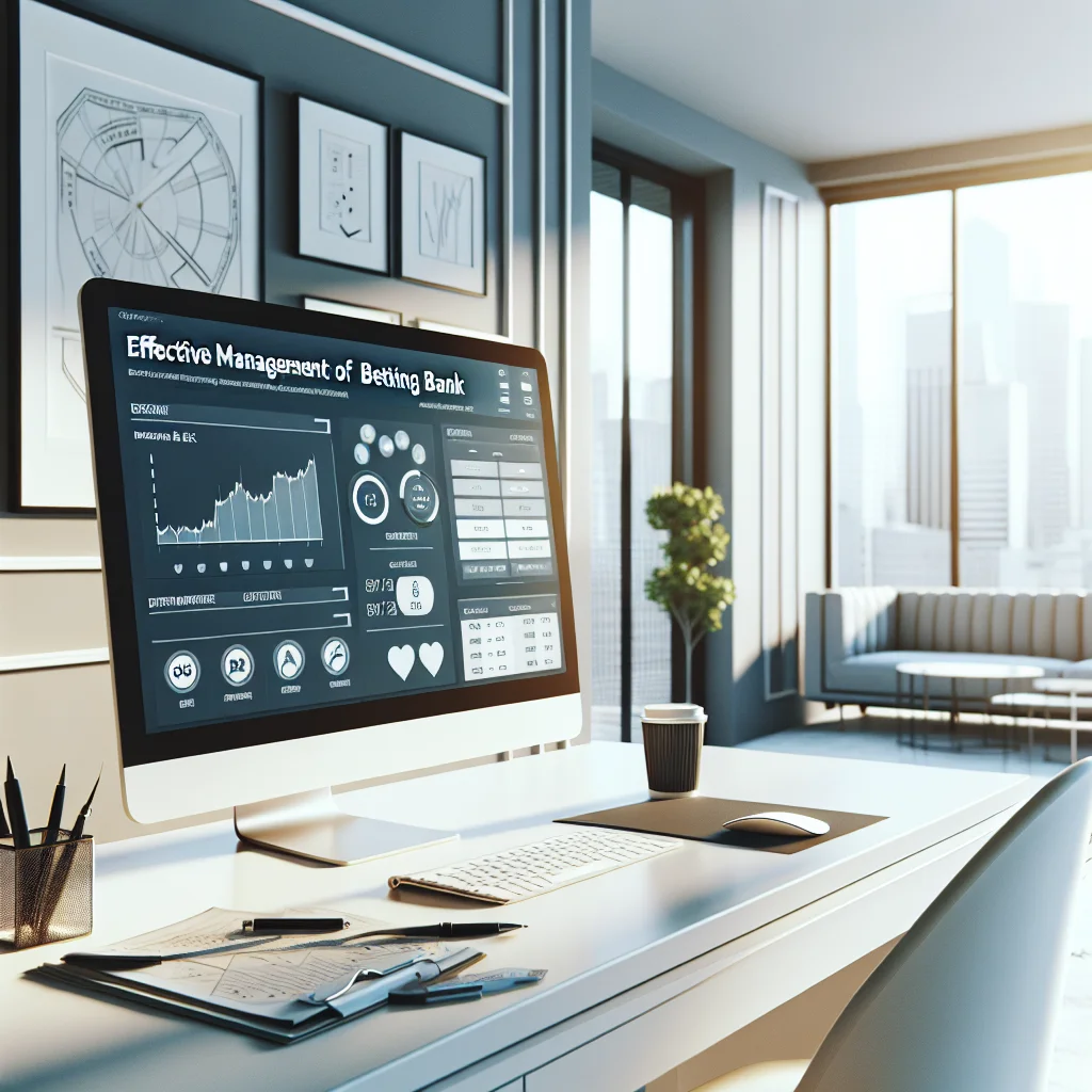 Gestão eficaz da banca de apostas