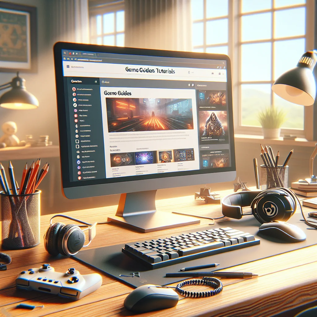 Visão geral de guias e tutoriais de jogos