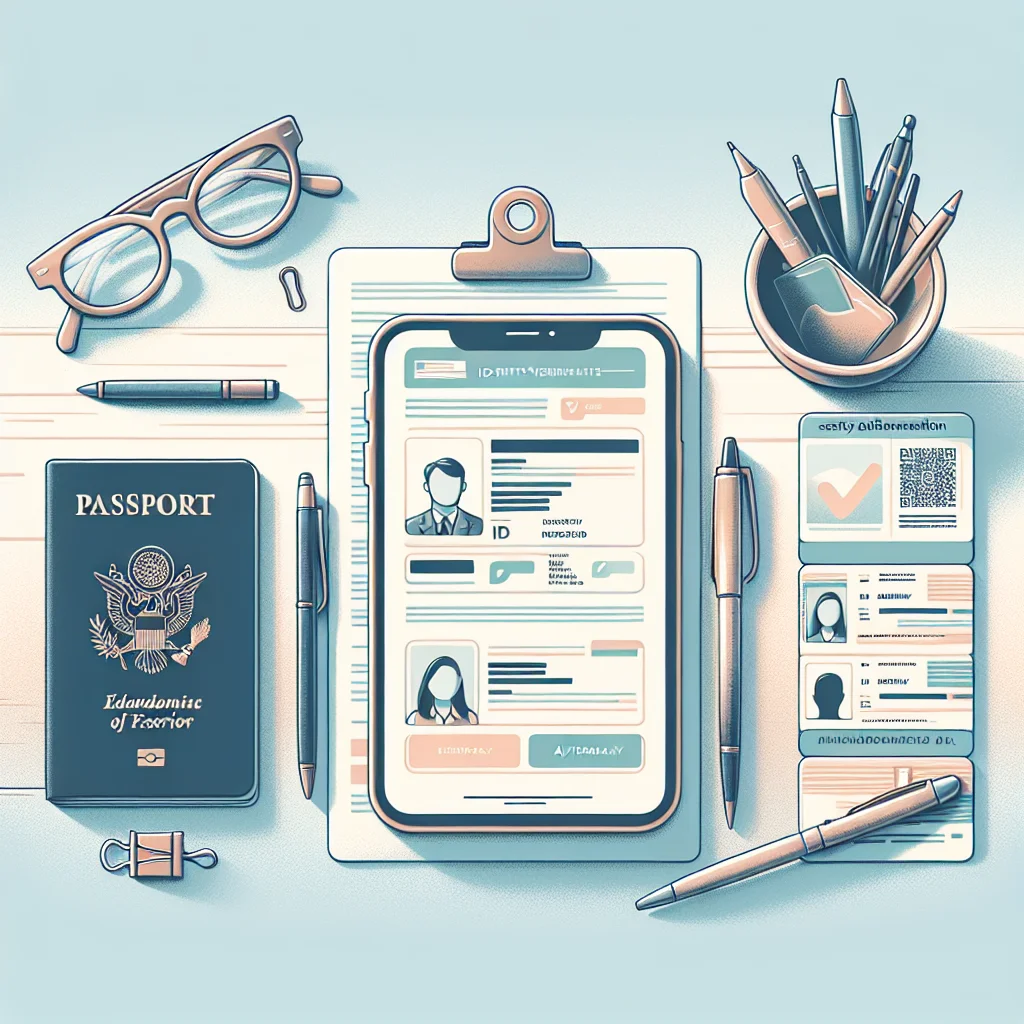 Documentos necessários para verificação de identidade