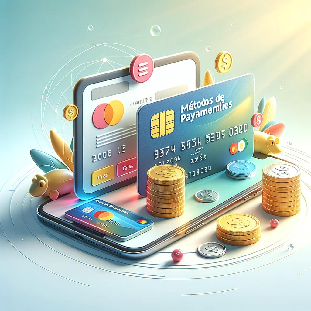 Métodos de pagamento disponíveis